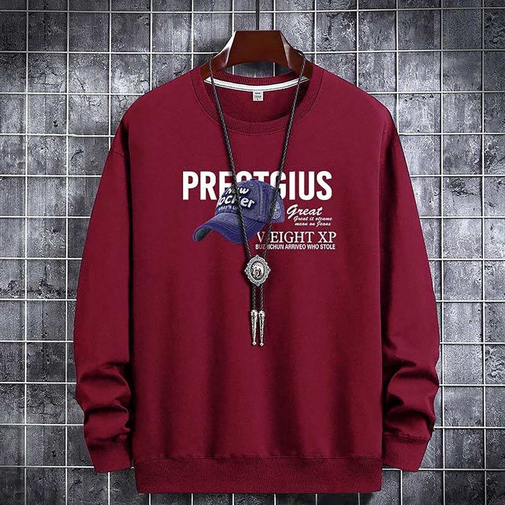 COD/ARPIOSSHOP - BAJU PRESTGIUS - SWEATSHIRT PRIA KEREN MODEL KEKINIAN