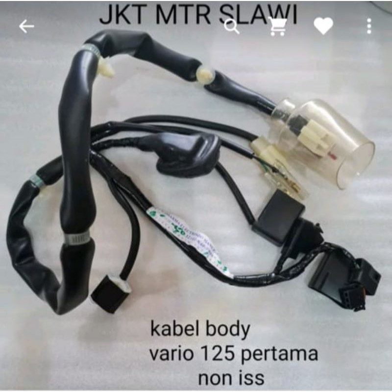 kabel body bgian speedometer vario125 pertama non iss 2015-2017 asli hona