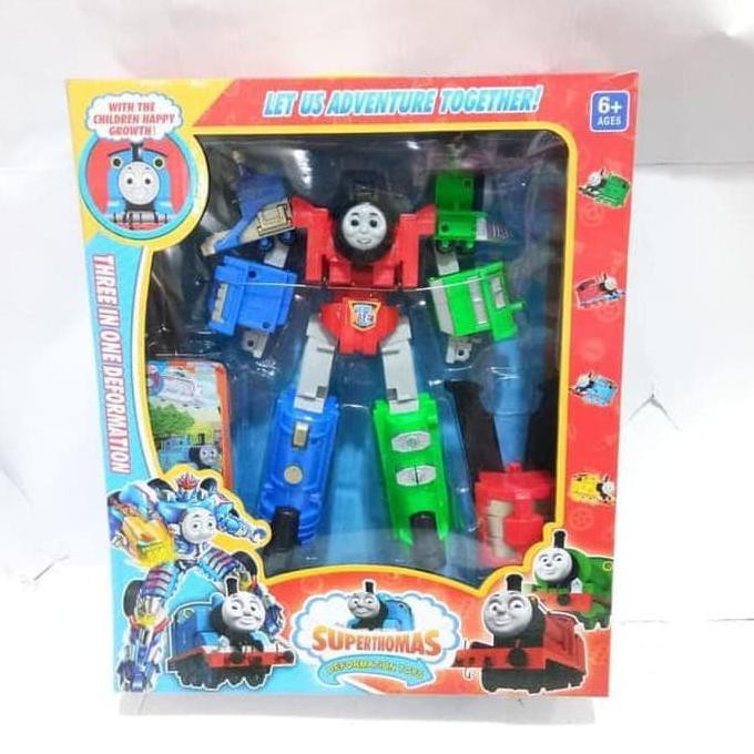 Terbaru  Robot Thomas Deformation Thomas No.6108-43 - Mainan robot anak