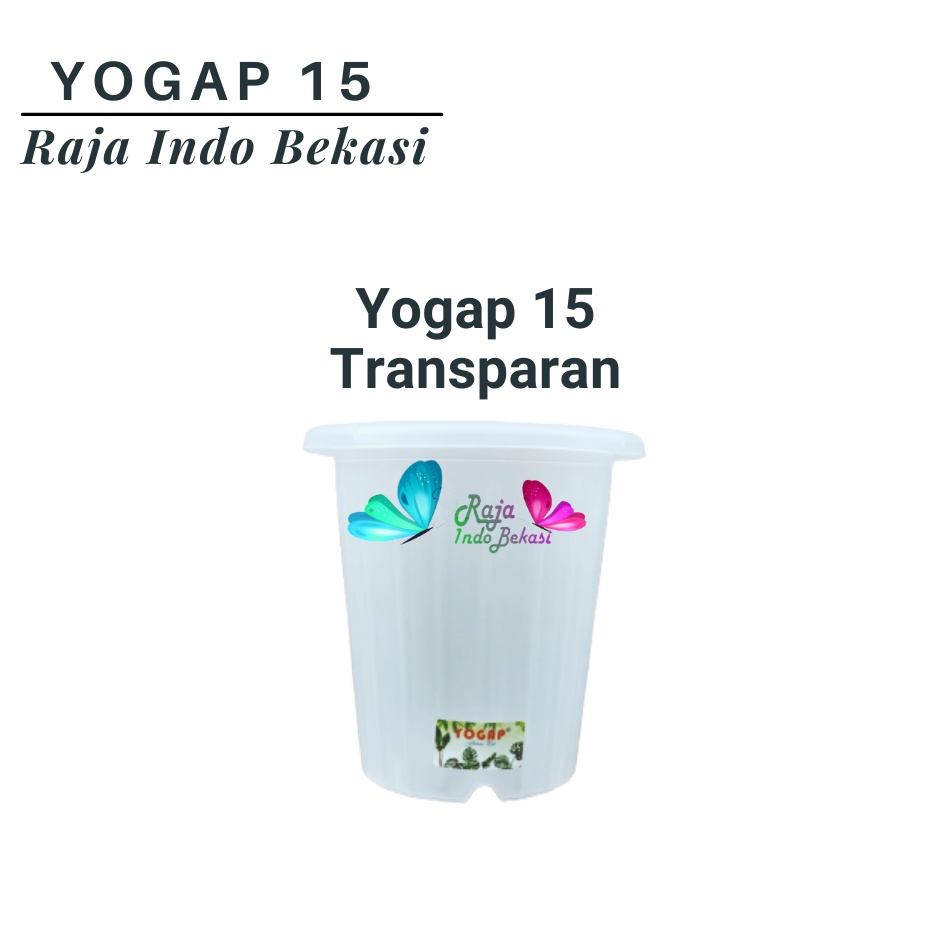 LUSINAN Pot Yogap 15 Putih Transparan Bening Merah Bata Coklat Teraccotta Isi 12 pcs Pot Yogap 10 13 15 17 18 19 25 Pot Yogap Bening LUSINAN POT YOGAP MURAH