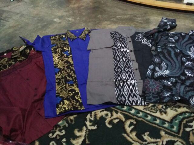 Batik Pria Lengan Panjang Batik Anak Hrb026 Motif Keratonan Kode 002 Size M L Xl Xxl Reguler Seller