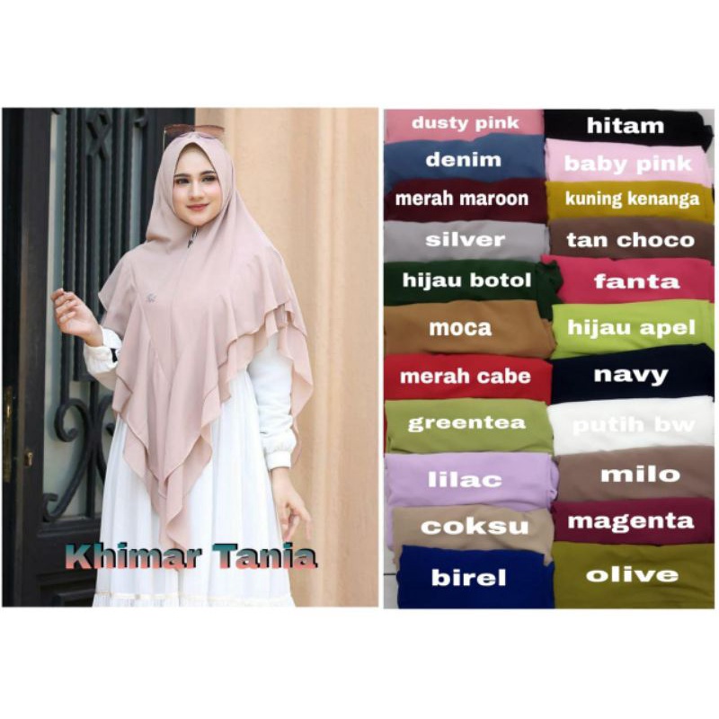 KHIMAR TANIA BY RIZKI ANANDA ORIGINAL
