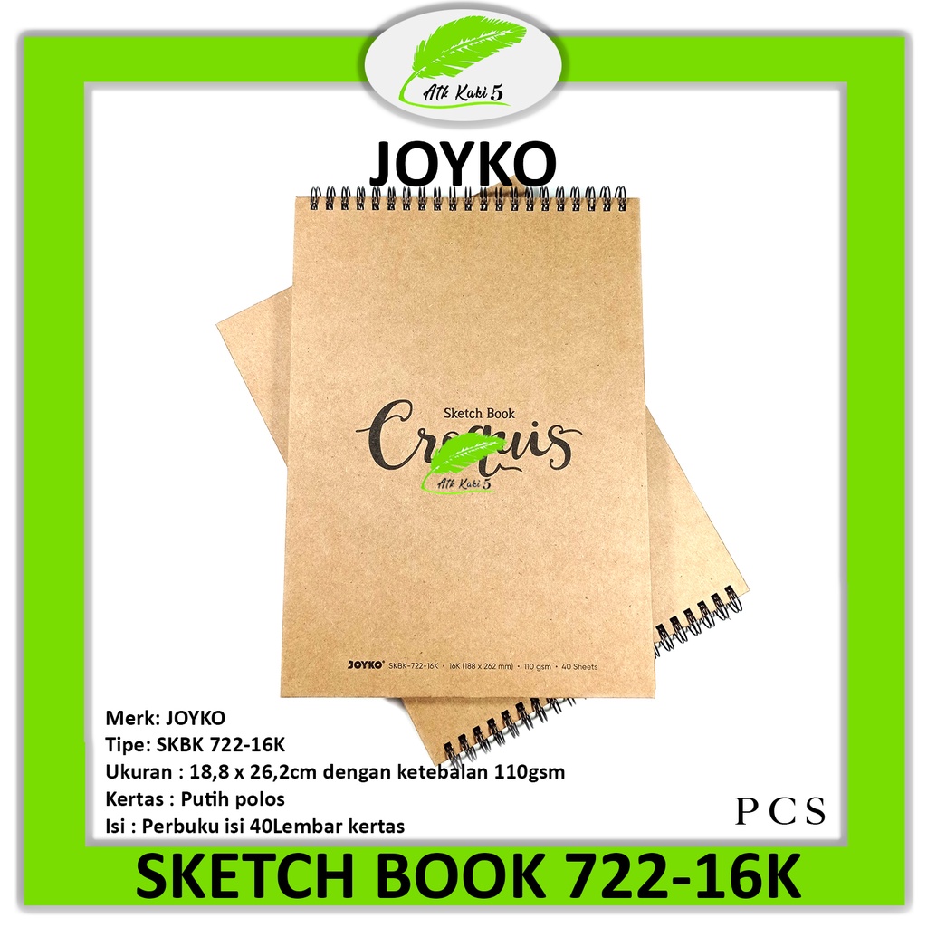 

JOYKO - Sketch Book SKBK - 722 - 16k - PCS