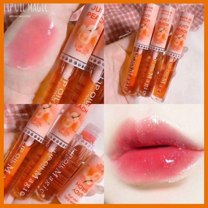 Lip Oil Magic / Hasaya Liptint / Hasaya Girl / Lip Oil Magic Juice Peach / Lip Oil