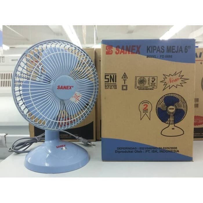 DESK FAN SANEX 6" FD-0688