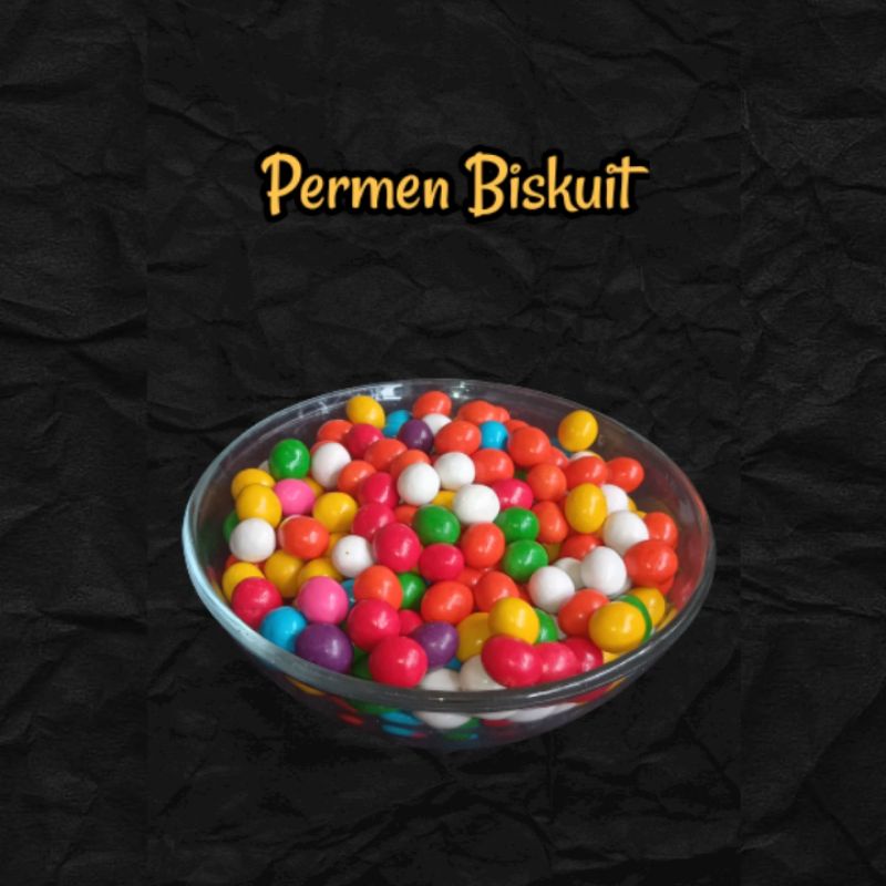 

Permen isi Biskuit | 175 gr | Snack Kiloan | Aneka Camilan