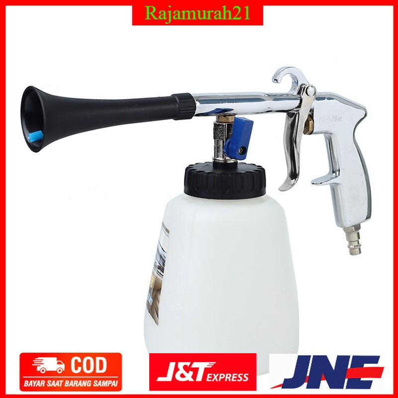 MALUOKASA Semprotan Pembersih Mobil Water Spray Tornado Pressure Gun Interior Eksterior - 7RHA1YWH - White