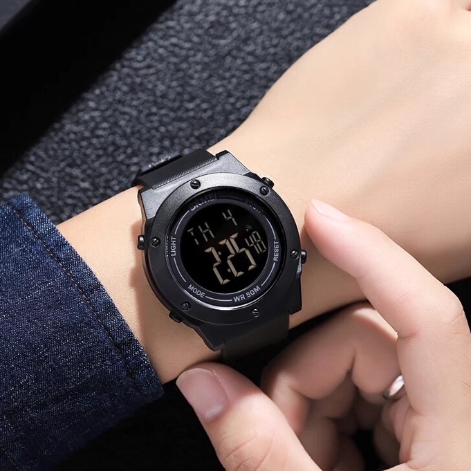 SKMEI 1772 Jam Tangan Pria Wanita Digital Chronograph Sport Watch Anti Air Tali Rubber WATCHKITE WKOS