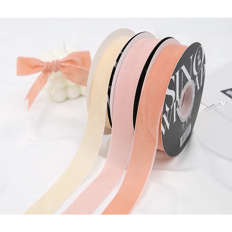 

Ribbon Bludru RIBB-6 2,5CM/ 1 Roll Pita/Pita import/Pita bludru import