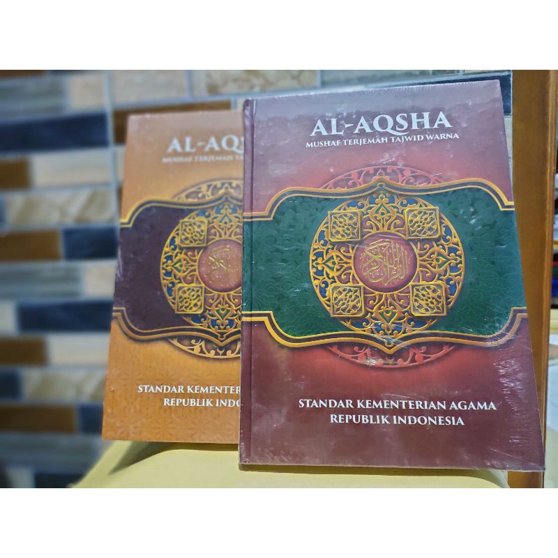 Al Quran Al Aqsha A4,Mushaf Al-aqha Tajwid Warna TTerjemah Kemenag