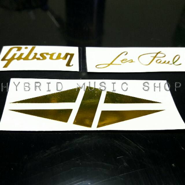 Decal Head Stock Gitar Gibson Les Paul
warna GOLD