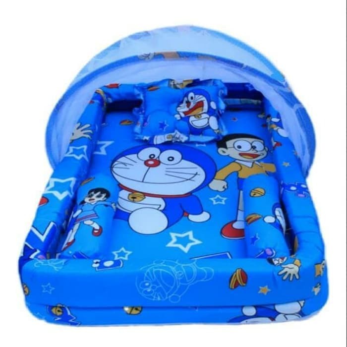 [MURAH] [ COD] Kasur Bayi Kelambu / Kasur anak / Doraemon / Set Kolam / Tempat tidur