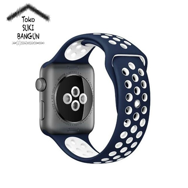 Strap Apple Watch Series 8 7 6 5 4 3 2 1 41mm 40mm 38mm TALI JAM Rubber SPORT BREATHABLE Silicone