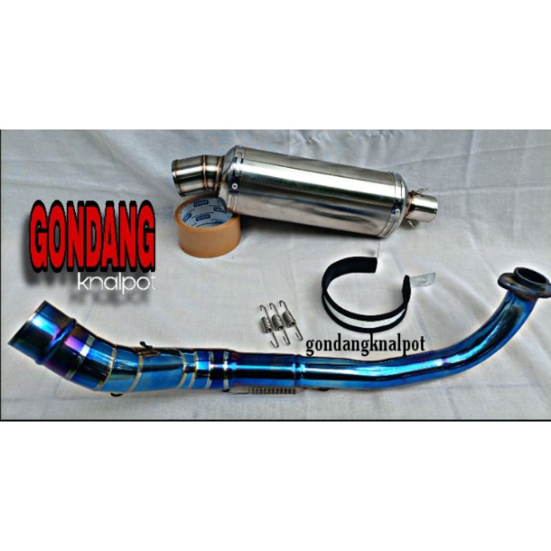KNALPOT TRIOVAL POLOS LEHER BLOEMOON ALL MATIC (INLET 38/50)
