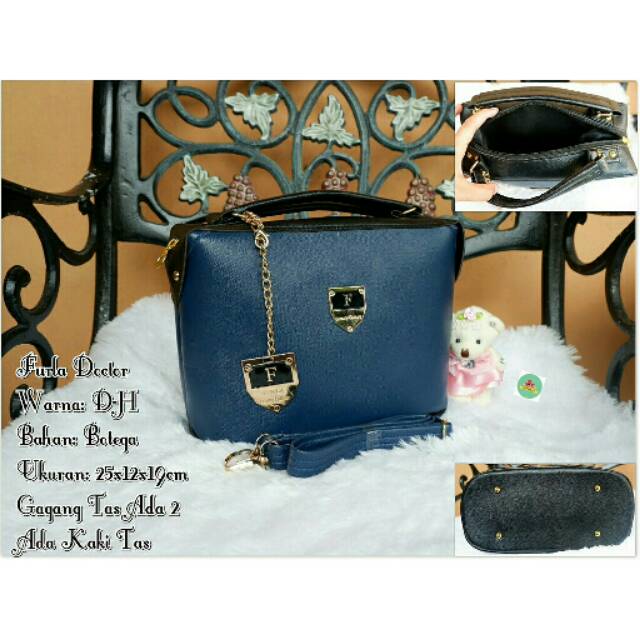 Furla Doctor + Gantungan Import - Tas Murah - Grosir Tas - PROMO