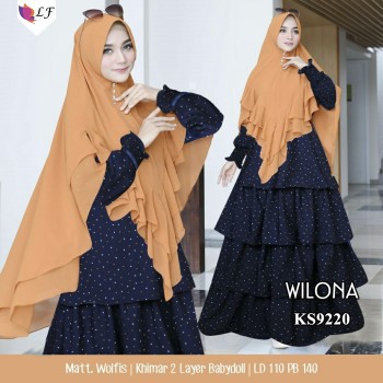Wilona Dress Set (Gamis Syari)
