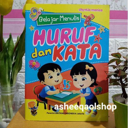 Buku Belajar Menulis Huruf Dan Kata untuk anak