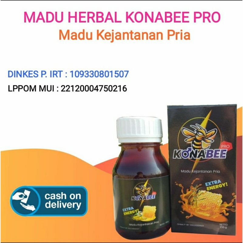 

Madu Konabee Pro Stamina Super Asli Original