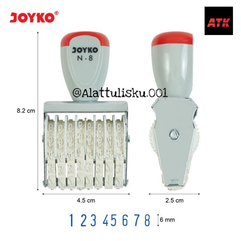 

STEMPEL ANGKA / NOMOR JOYKO N-8