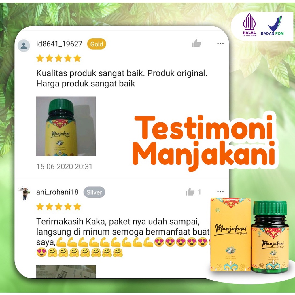 Kapsul Manjakani Dayak - Obat Keputihan Lendir  Miss V Wangi Keset Wanita / Cegah Kista Miom-7