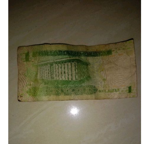 uang Arab one riyal