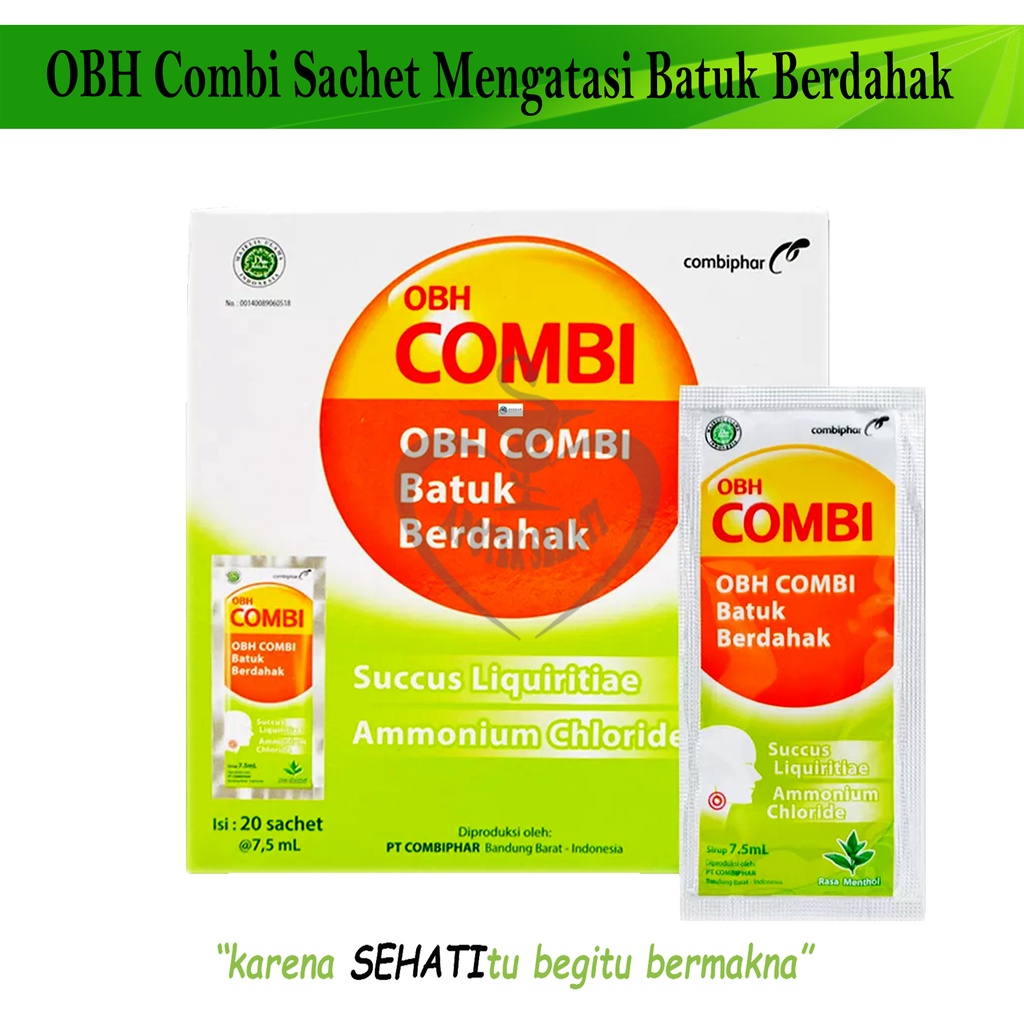 Obh Combi Batuk Berdahak Rasa Menthol Dan Jahe