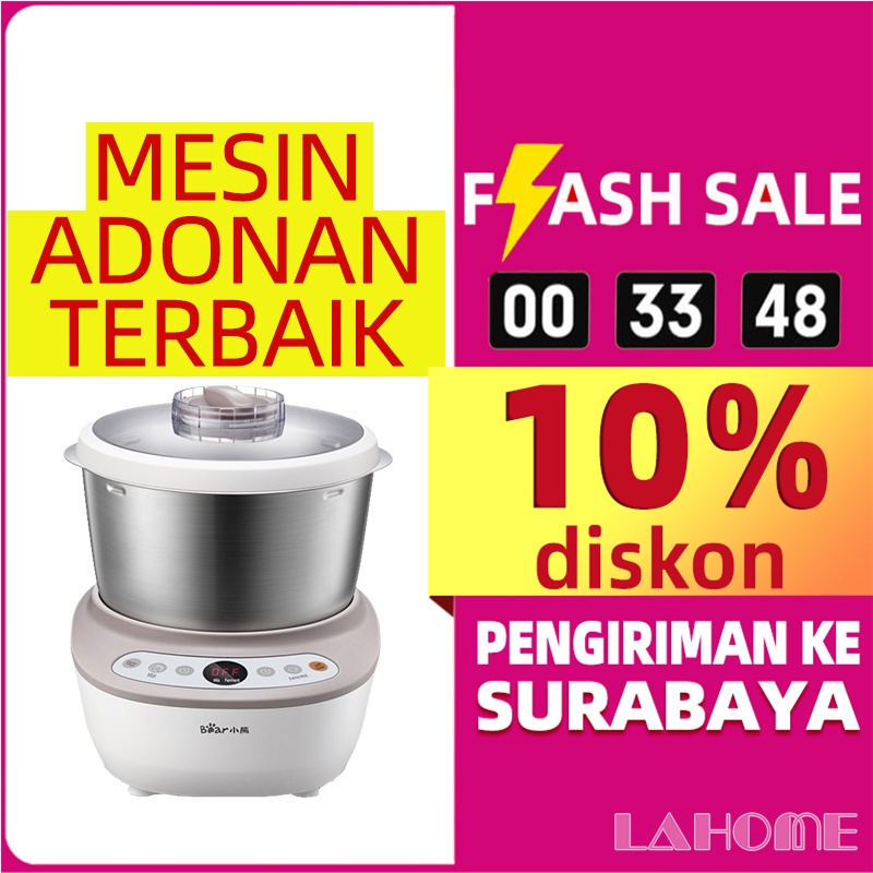 【SURABAYA】LAHOME Bear Dough Mixer Adonan Donat Mixer Roti Mixer Donat Mixer Roti Ukuran 2 kg hand Mi