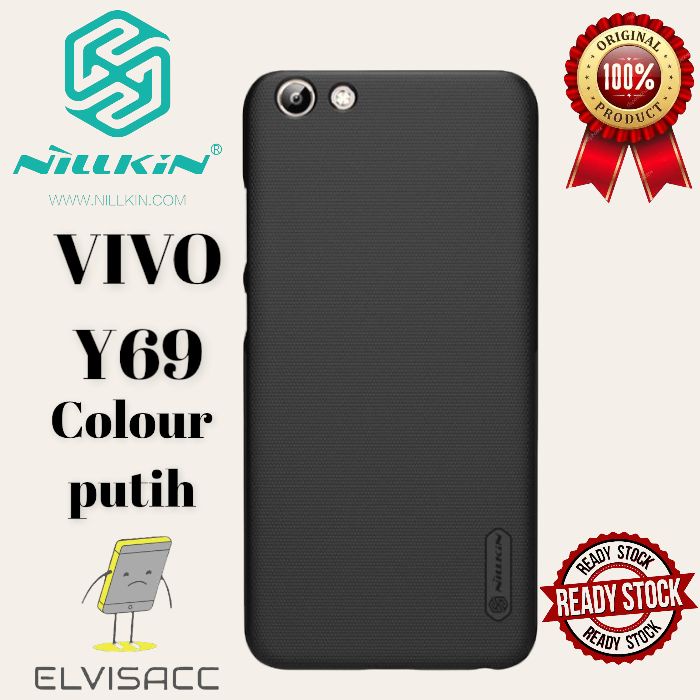 VIVO Y69 NILLKIN HARDCASE FROSTED SHIELD ORIGINAL HARDCASE COLOR BLACK