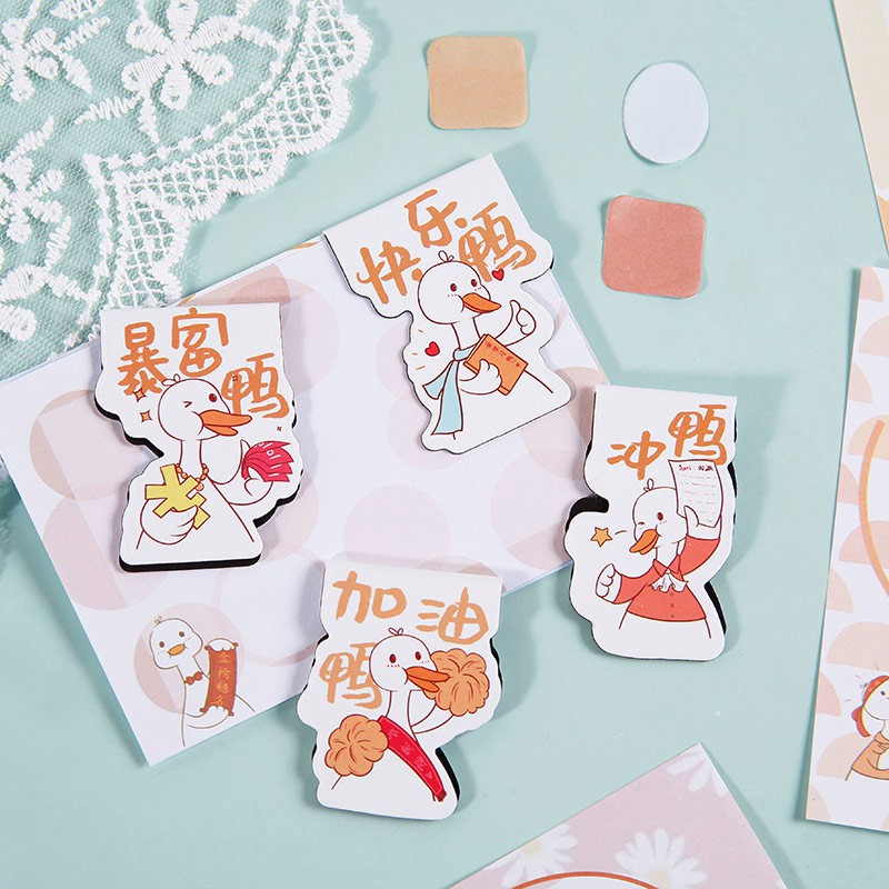 Full Energy Duck Mini Stationery Set / Kertas Memo Tempel Lucu Unik Murah-3