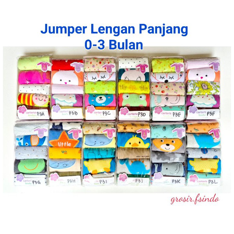 Jumper anak lengan panjang KODE P/Jumper 5in1/Jumper bayi 5in