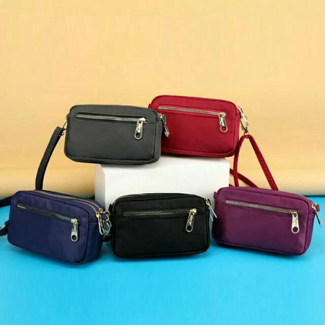 Tas Selempang Resleting/Tas Wanita Resleting/Tas Selempang Murah Wanita Simple