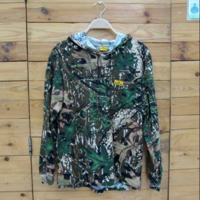 Baju camou kaos camo Greyhound mossyoak hijau daun