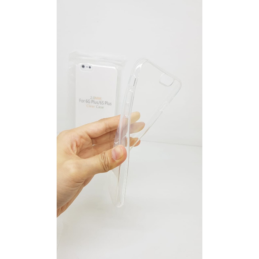 Soft Case OEM Transparan iPhone 6 Plus 5.5 Inchi Clear Ultra Thin TEBAL 2.0mm SUPER CLEAR