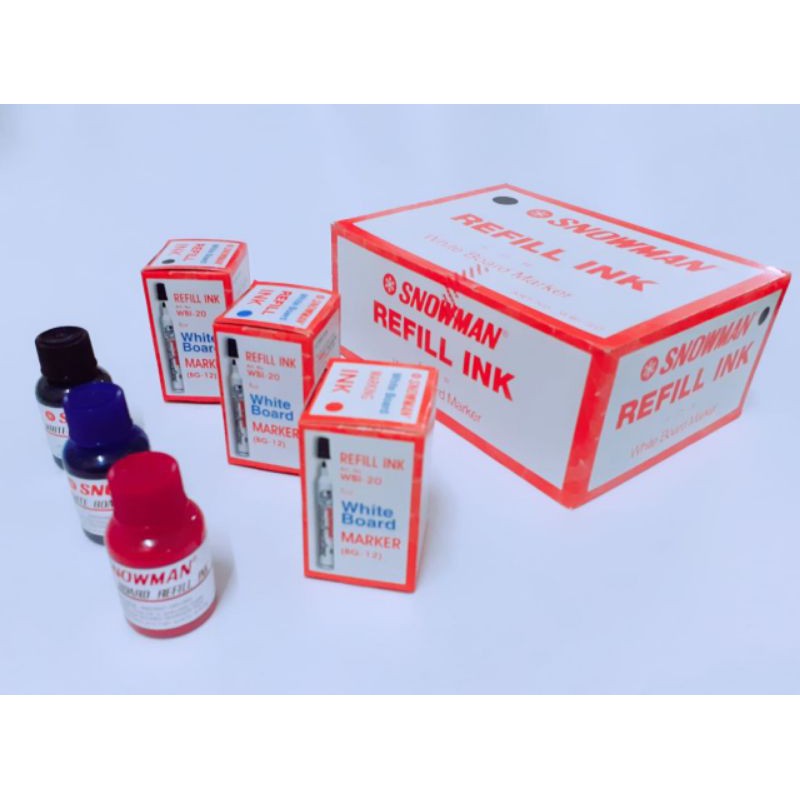 

Tinta spidol whiteboard snowman