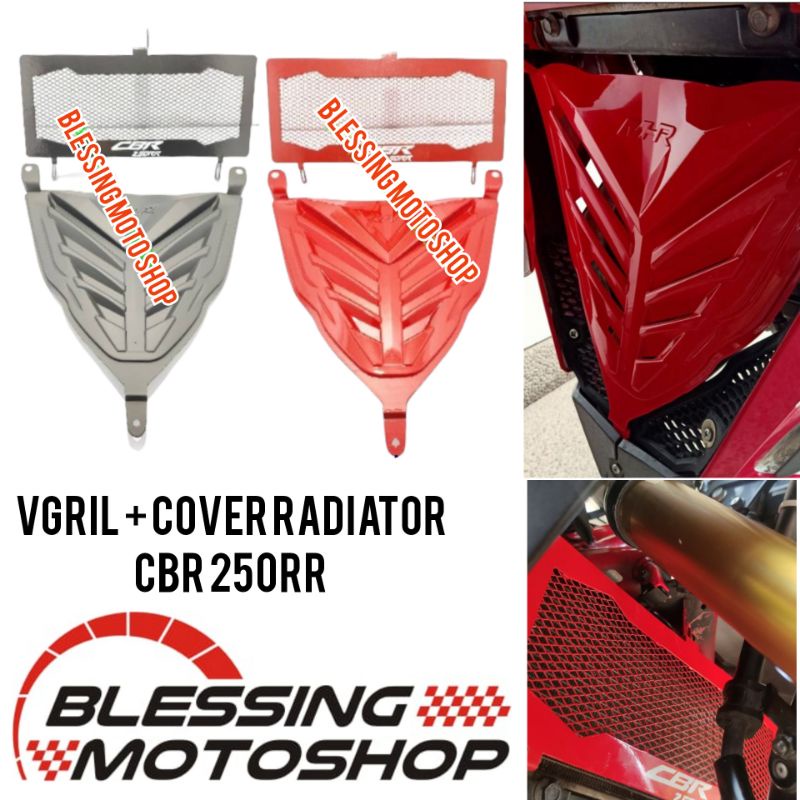 vgrill cbr 250rr cover radiator cbr 250rr vgril tutup radiator cbr 250