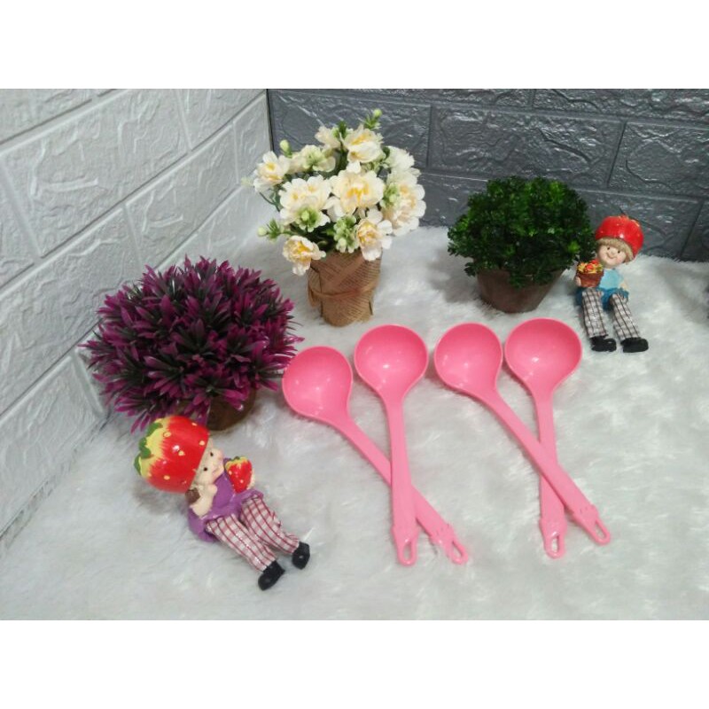 Sendok Soup SS 148 Pink Golden Lemon