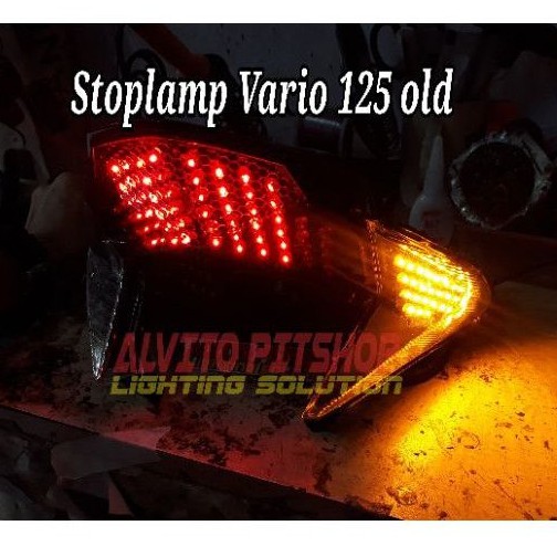 Custom Stoplamp Vario 125 Old, Running 8 mode, Sign/Sein tidak Running