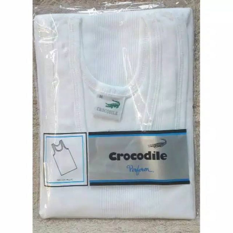 (1)pcs singlet pria/kaos dalam remaja dewasa  crocodile bahan bagus produk ori