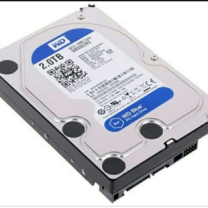 HDD WD 3.5 2TB BLUE RESMI ORIGINAL HARDISK