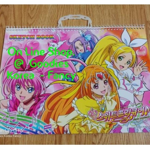 

Sketch Book Buku Gambar Spiral Suite Precure Ori Korea Ready Stock