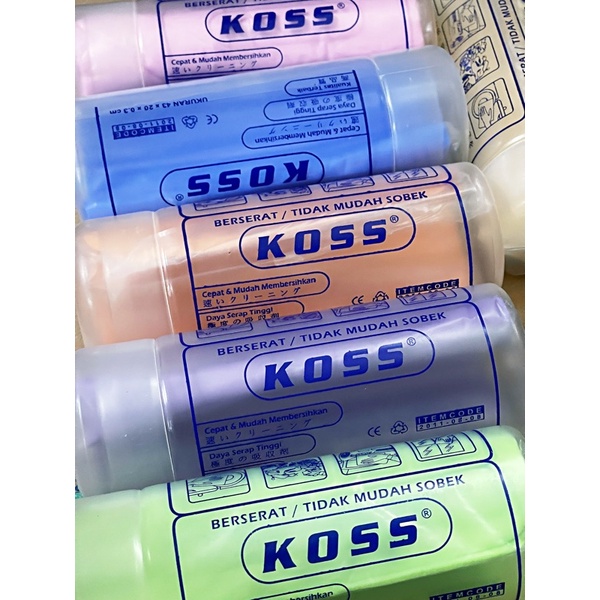 [1 PCS] LAP KANEBO KOSS LAP CHAMOIS 42 x 17 CM WARNA ACAK