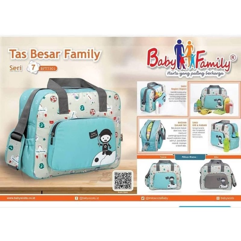 Tas Baby Family BFT7101 (Kecil), BFT7201 (Sedang), BFT7301 (Besar)