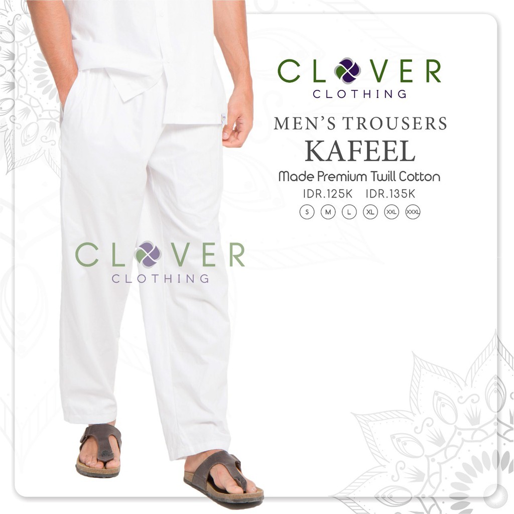 TROUSERS KAFEEL - CLOVER CLOTHING - CELANA PANJANG PRIA