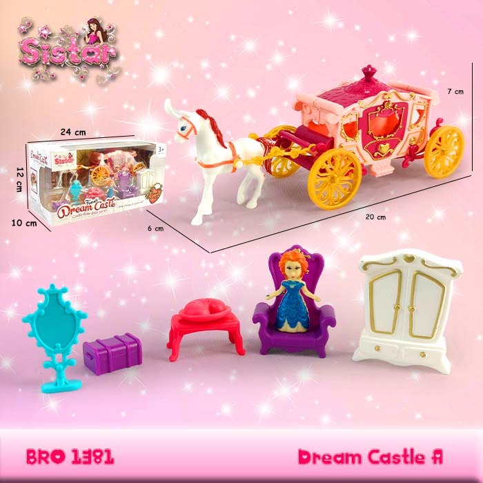 ​MURAH BRO1381 BRO1382 BRO1383 Miniatur Rumah Rumahan Istana Kastil Princess Putri Mainan Anak Perempuan SISTAAR