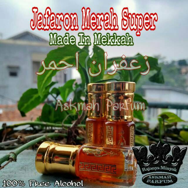 Zafaron Merah Super Kental Original Saudi