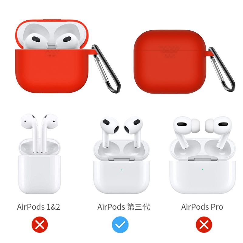 Btsg Casing Silikon Shockproof Anti Gores / Slip Untuk Airpods 3