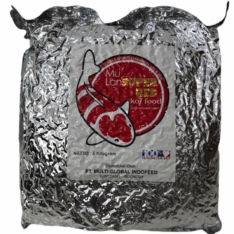 MULAN KOI FOOD 5kg ( BISA COD )