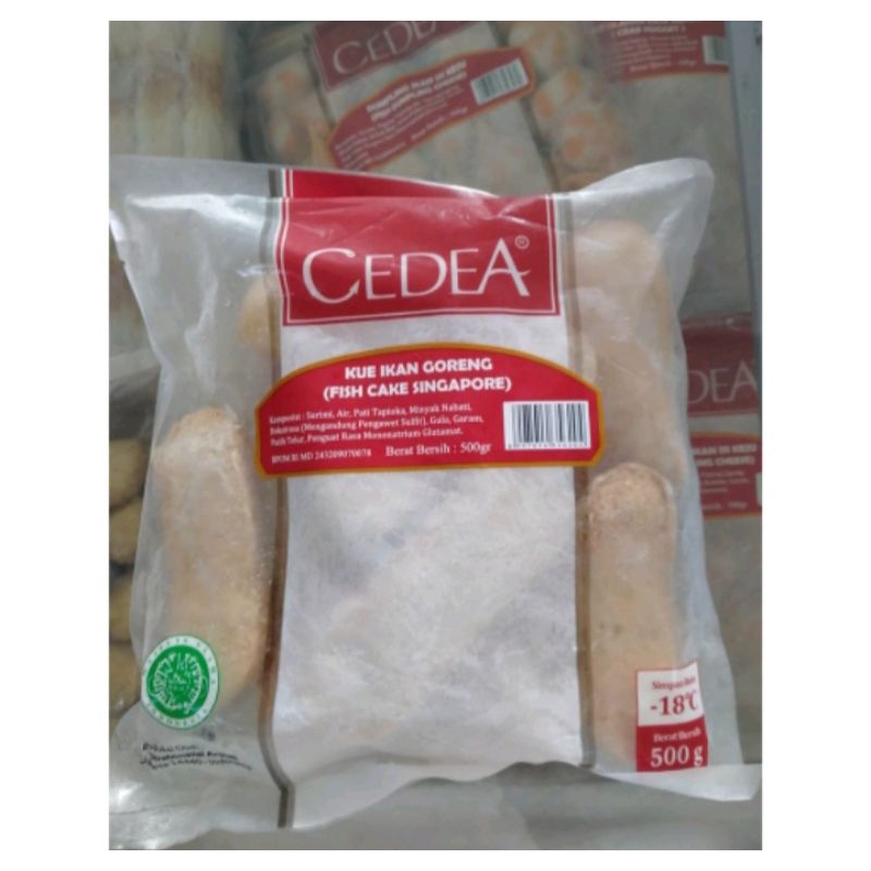 

Kue Ikan Goreng Singapore (Fish Cake Singapore) CEDEA 500gr Isi 25