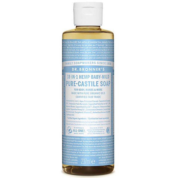 Dr. Bronner’s Pure Castile Liquid Soap 237ml - sabun Organic