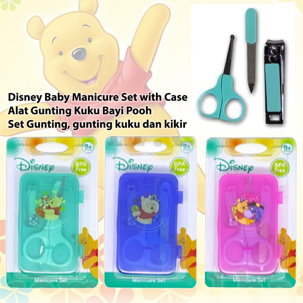 Disney Baby Manicure Set With Case WTP08-018 (Set Gunting Kuku)